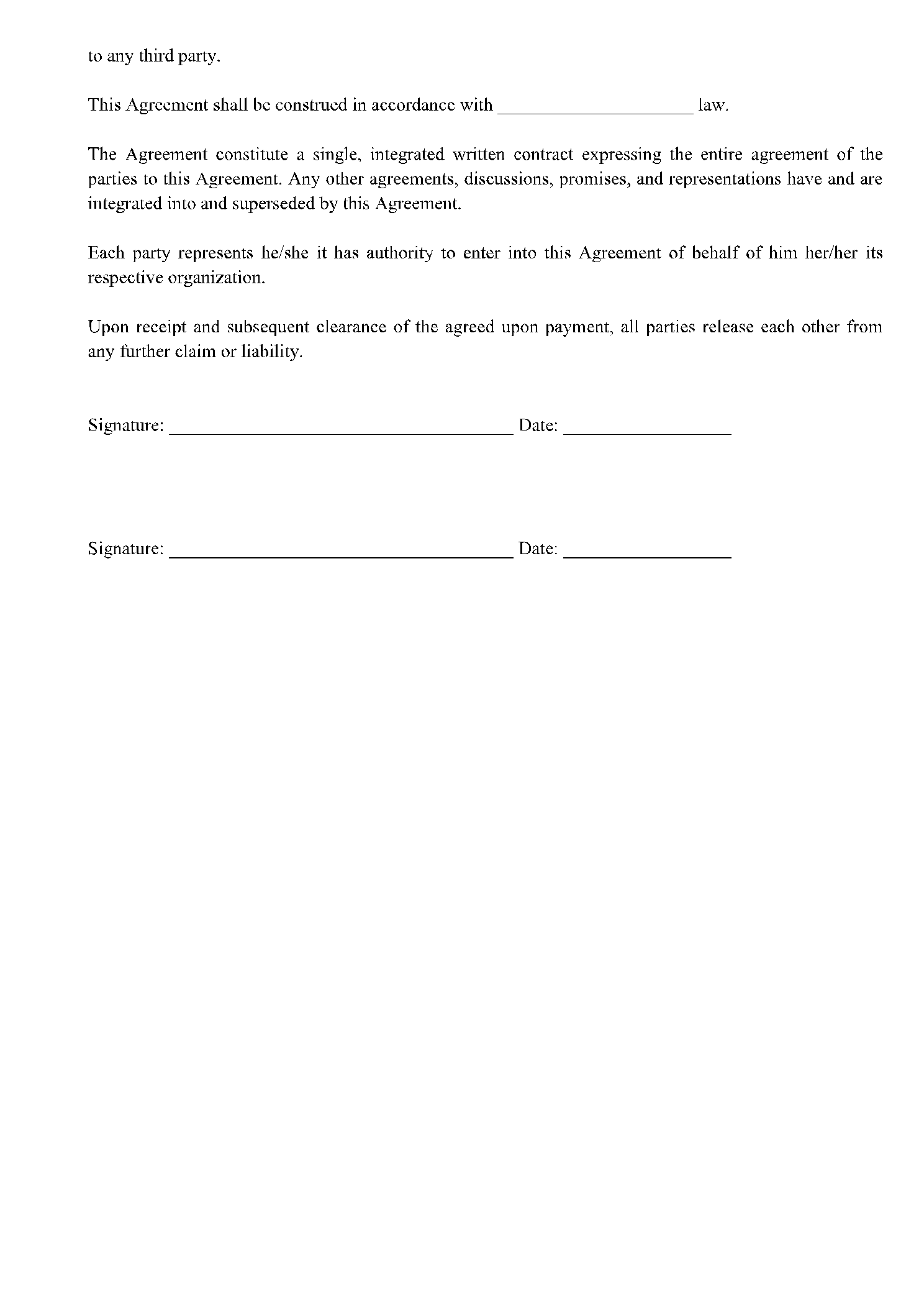 settlement-agreement-letter-template