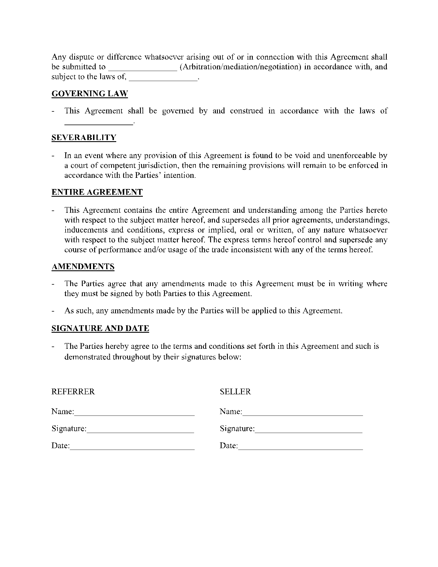 Referral Fee Agreement 3