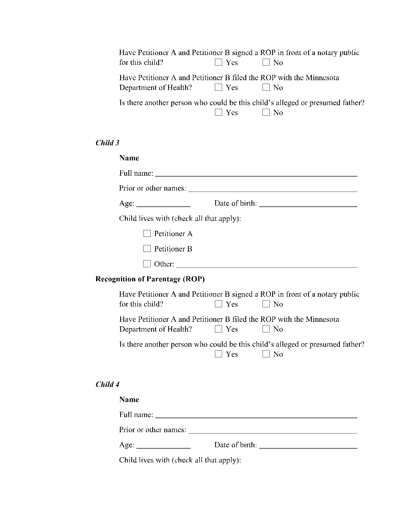 Joint Custody Agreement 4