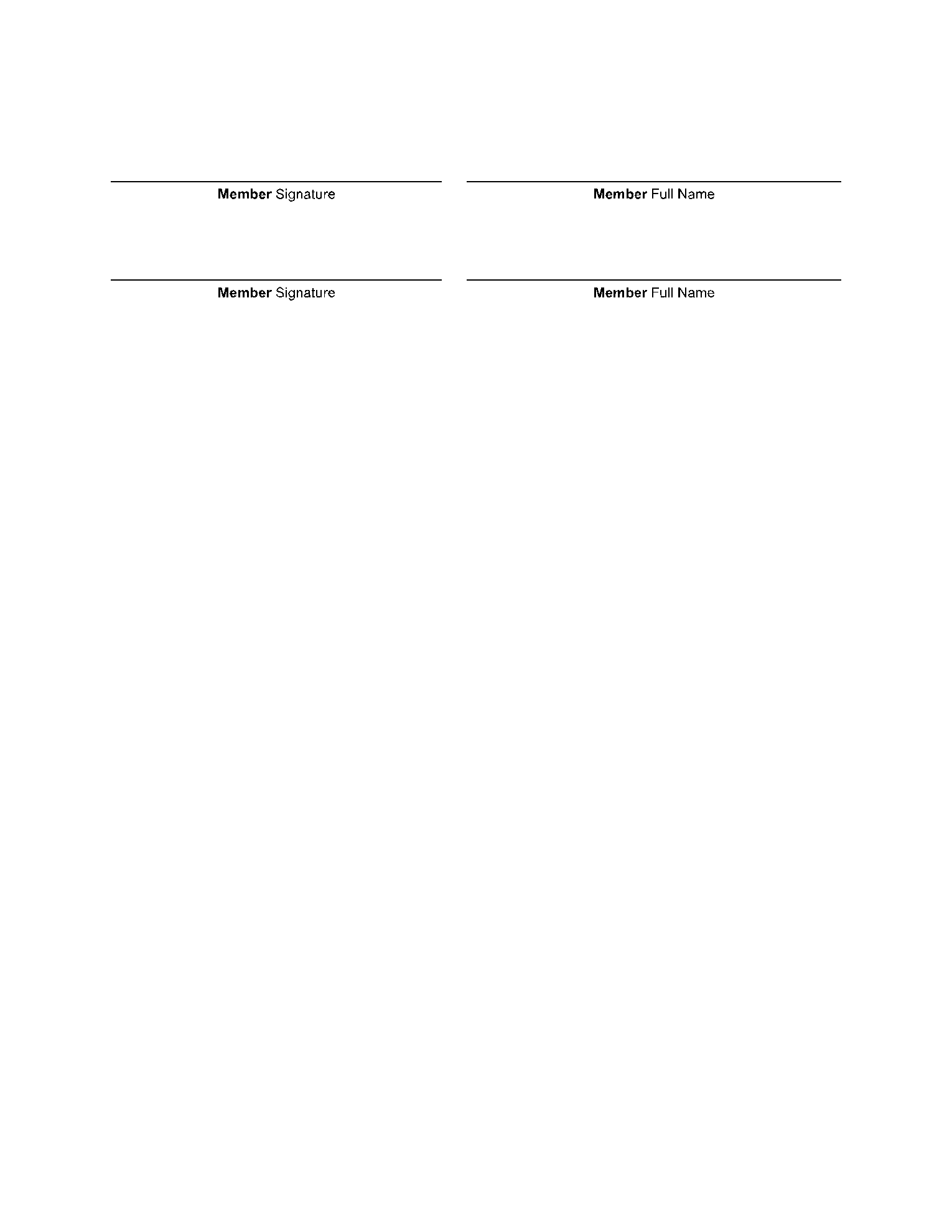 Operating Agreement Template 8