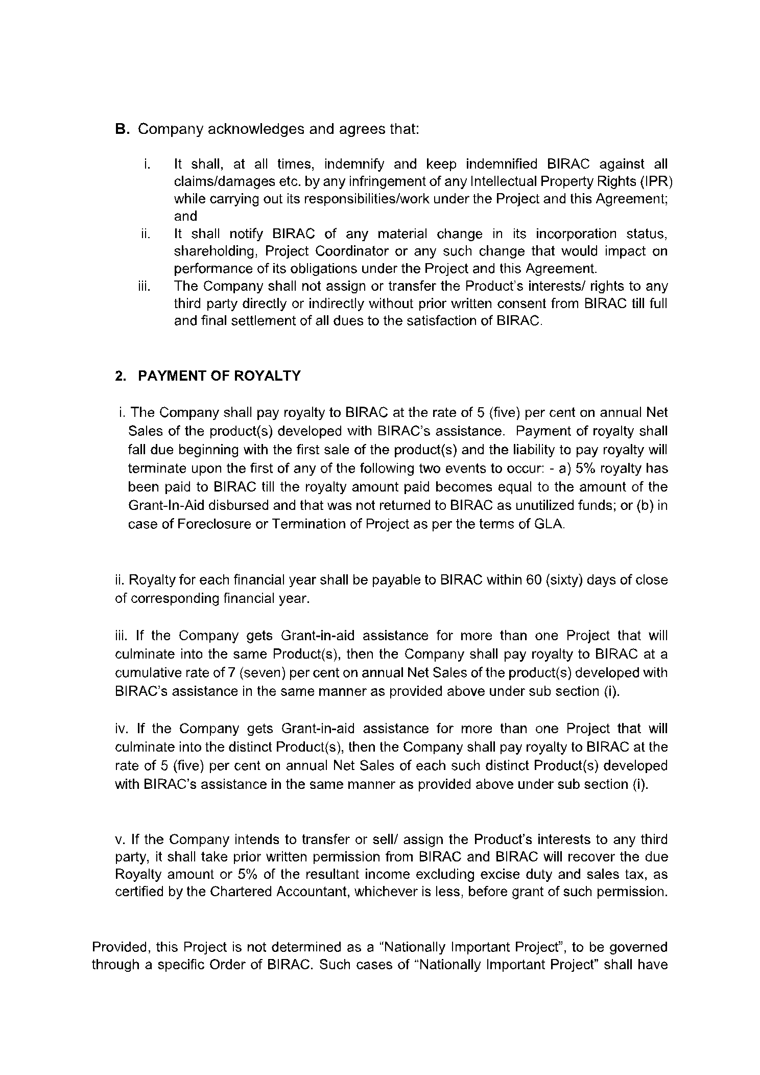 Royalty Agreement Template Royalty Agreement Template