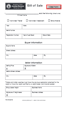 Free Michigan Vehicle Bill of Sale Template in 2021 | CocoSign