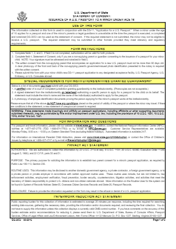 Free Passport Parental Consent Template in 2021 | CocoSign