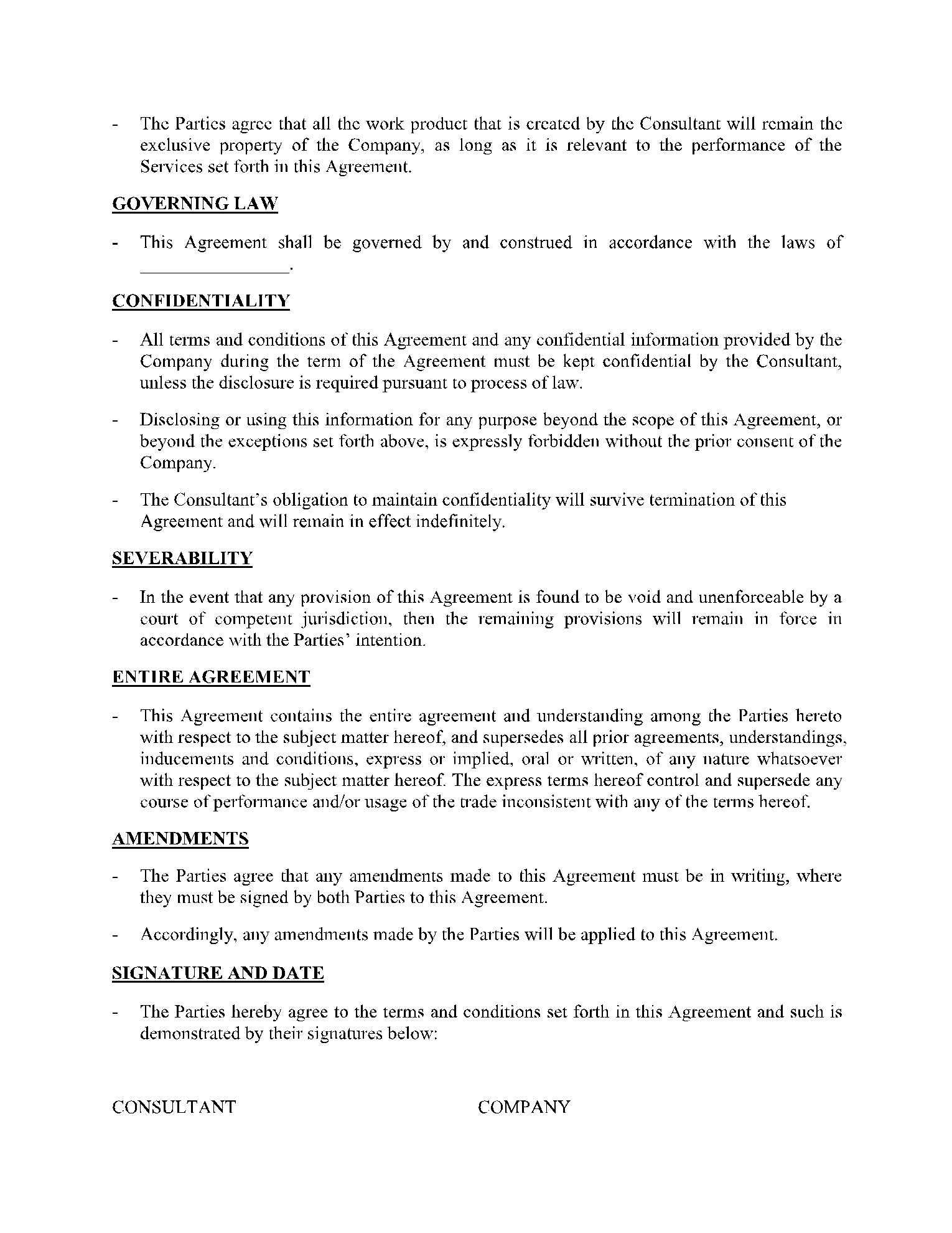 Consulting Retainer Agreement Templates Consulting Retainer Agreement Templates