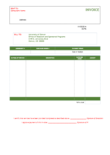 Invoice Templates Google Docs Pdf Word Cocosign