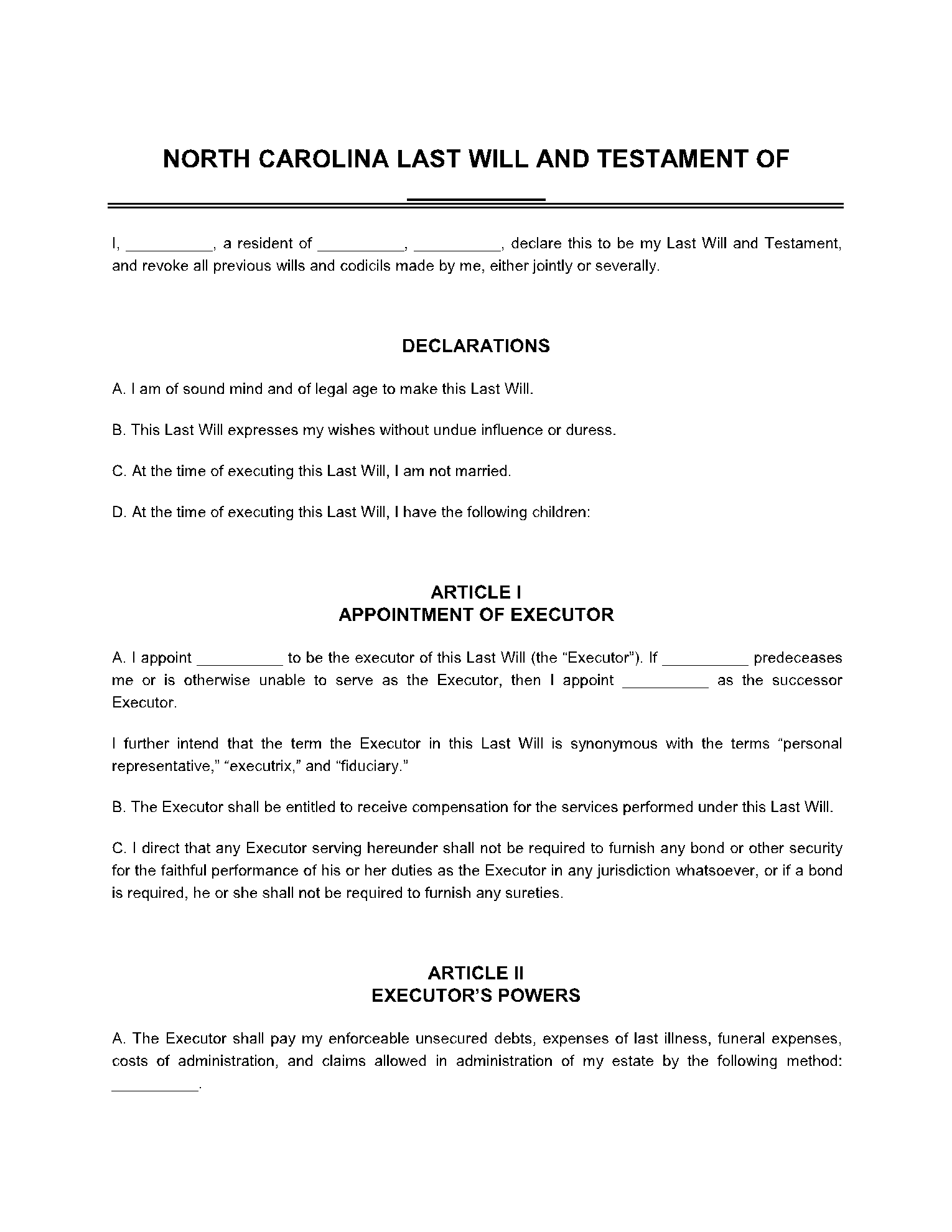 Separation Agreement Nc Template Separation Agreement Nc Template