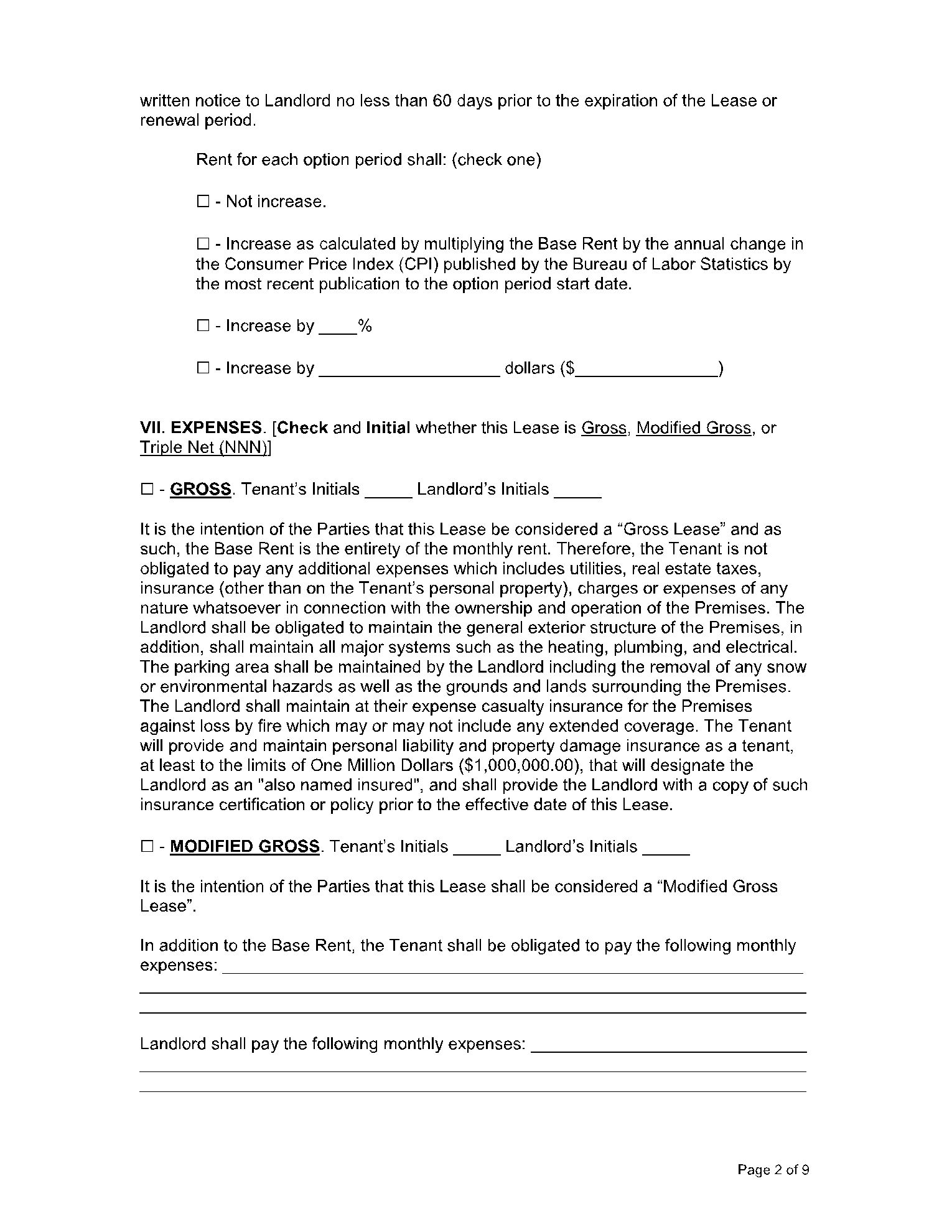 Florida Commercial Lease Agreement (100% Free) | CocoSign