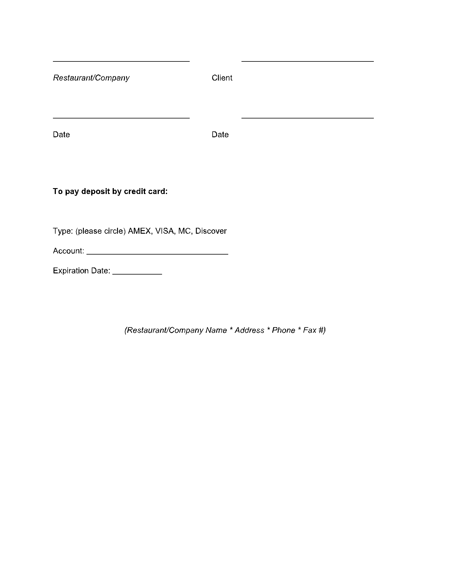 Catering Proposal Template 5