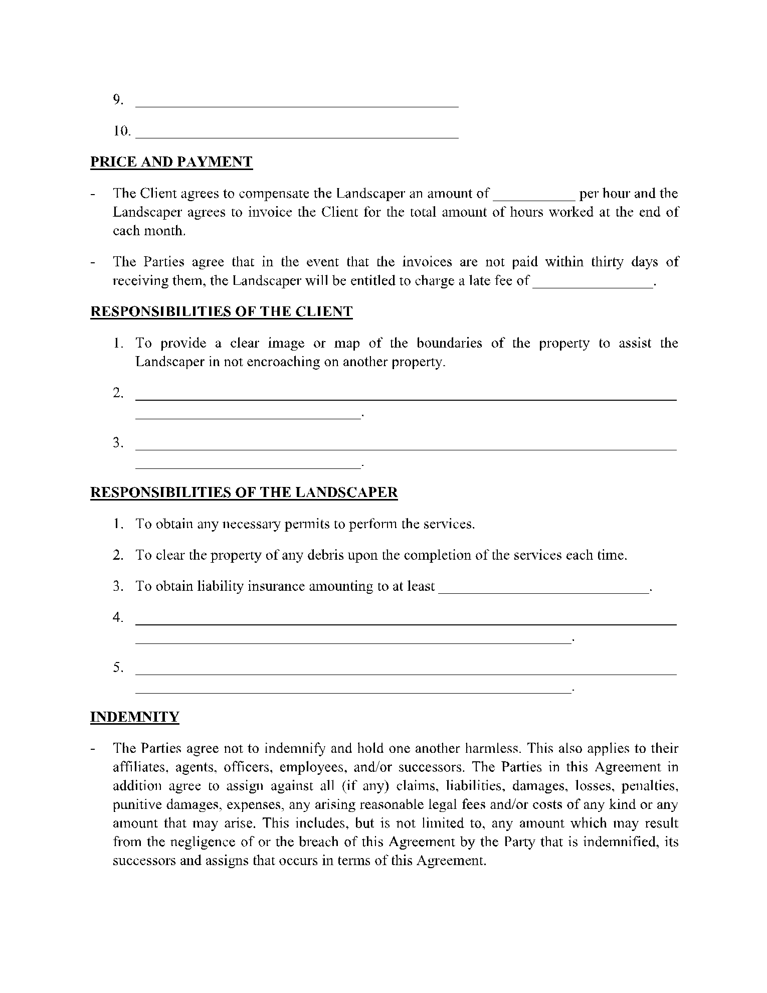 Landscaping Proposal Template 2