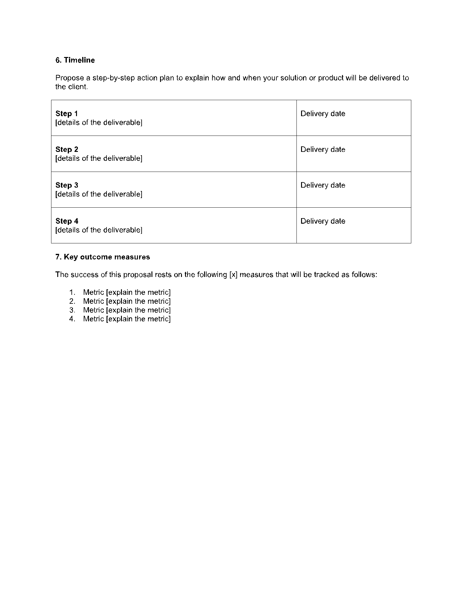 Sales Proposal Template 4