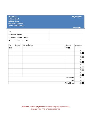 hotel receipt template get your free sample now cocosign