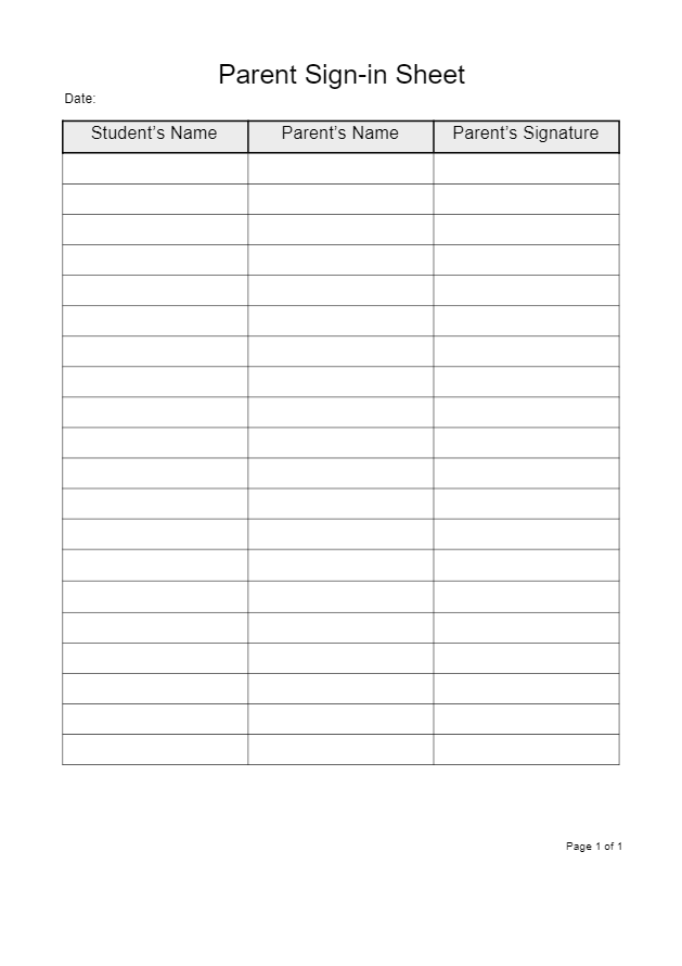 parent-sign-in-sheet-template-cocosign-free-fillable-form