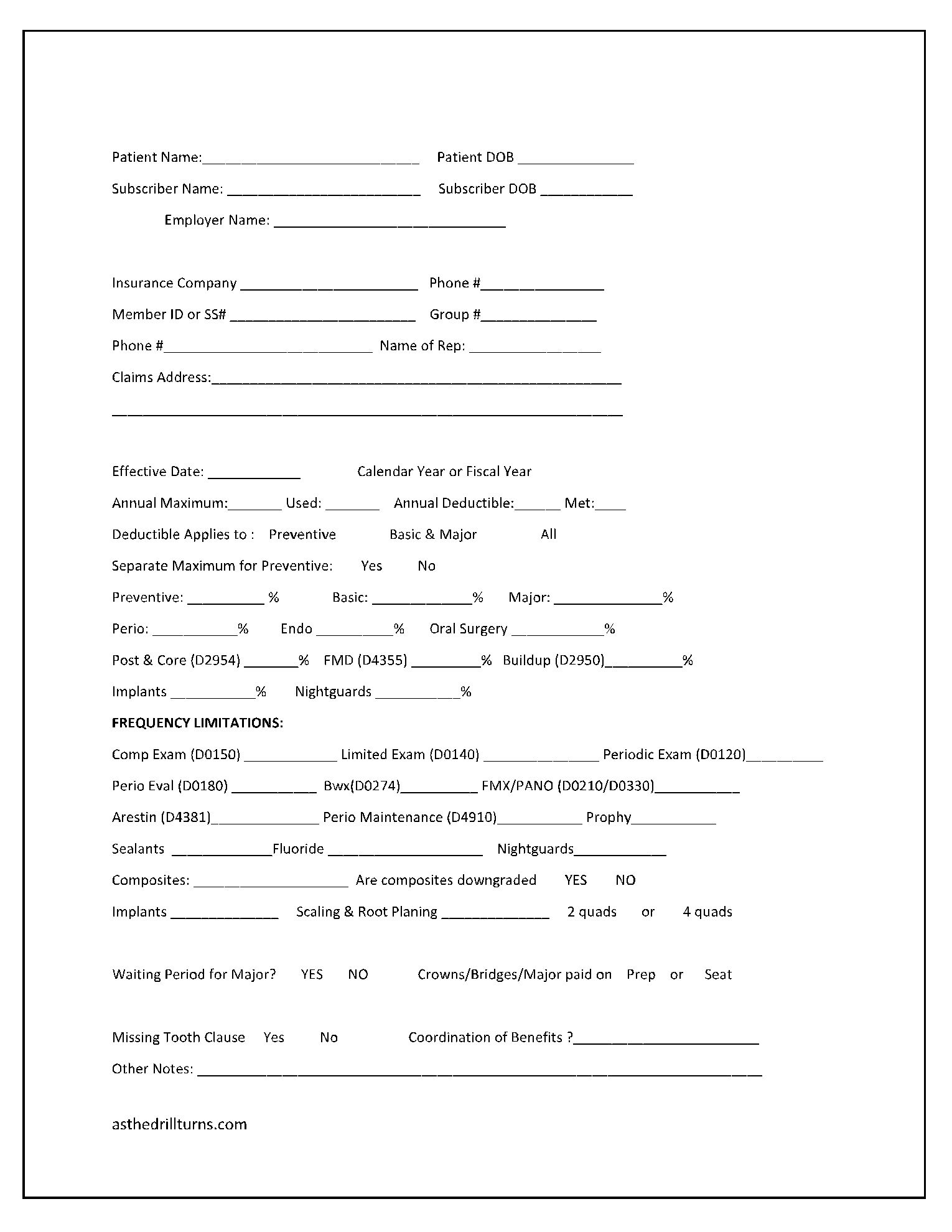 insurance-verification-form