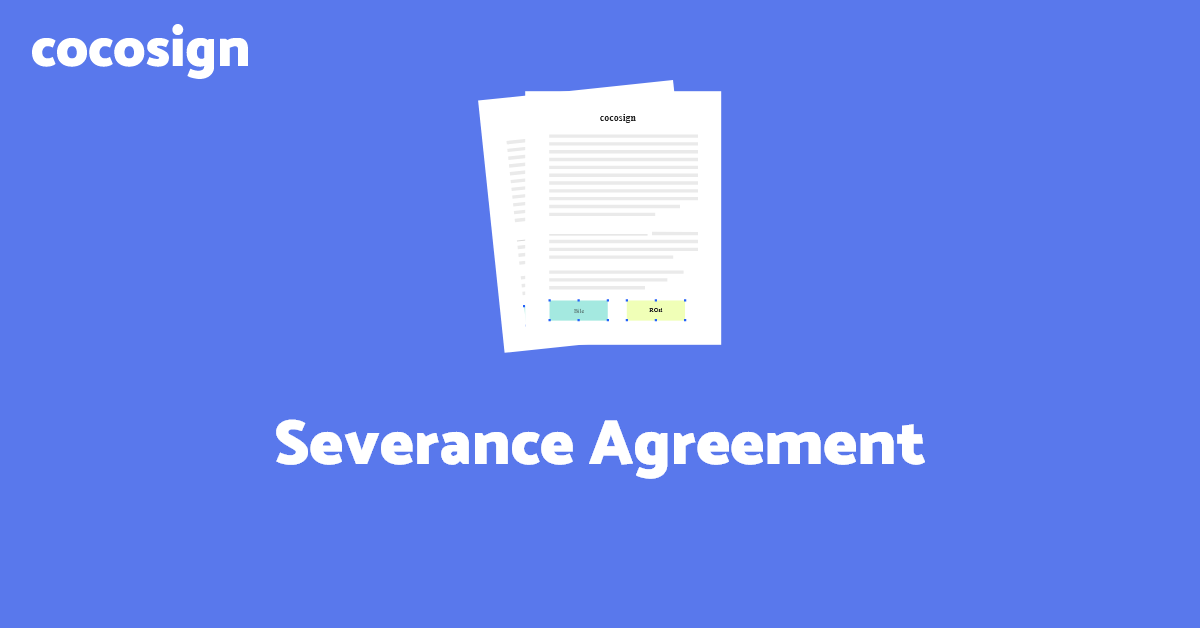 Free Severance Agreement Template in 2021 CocoSign