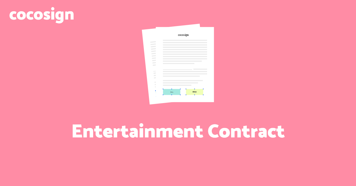 Entertainment Contract Template Get A Free Sample 21