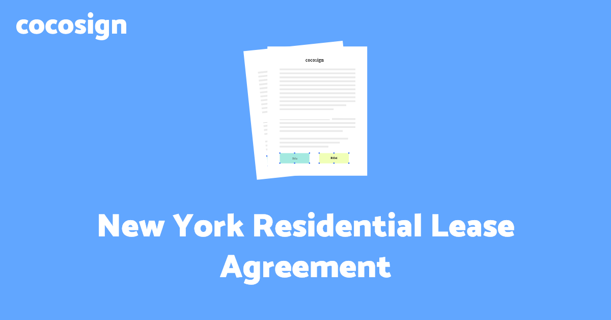 Free New York Residential Lease Agreement (PDF Sample)