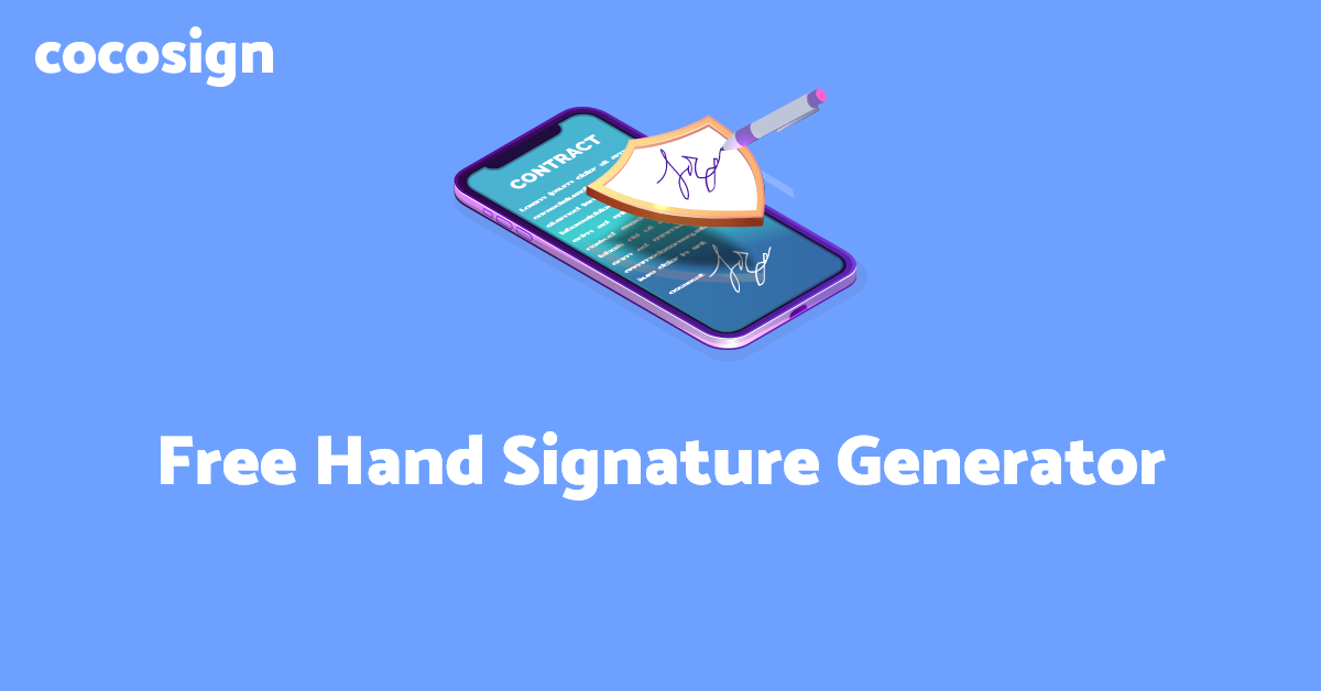 Free Hand Signature Generator in 2022 | CocoSign